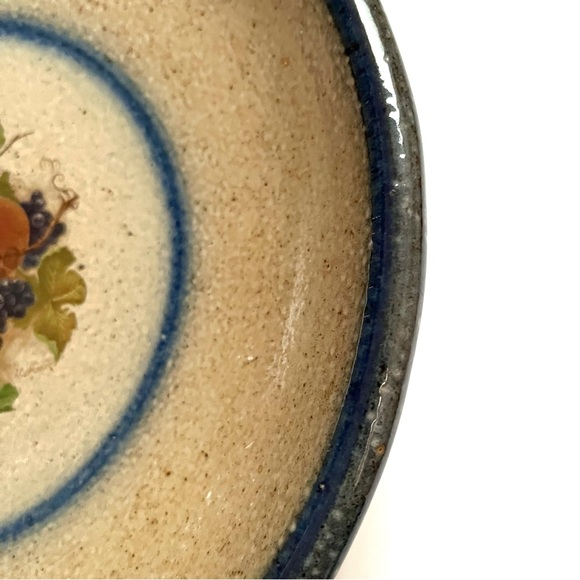 Vintage Monroe Salt Works Cornucopia of Fruit Pasta Plate - Picture 7 of 10